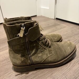 Mens Sage Color Louis Vuitton Boots